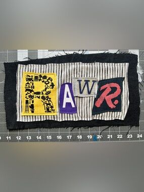 Ransom Note Patch - Rawr